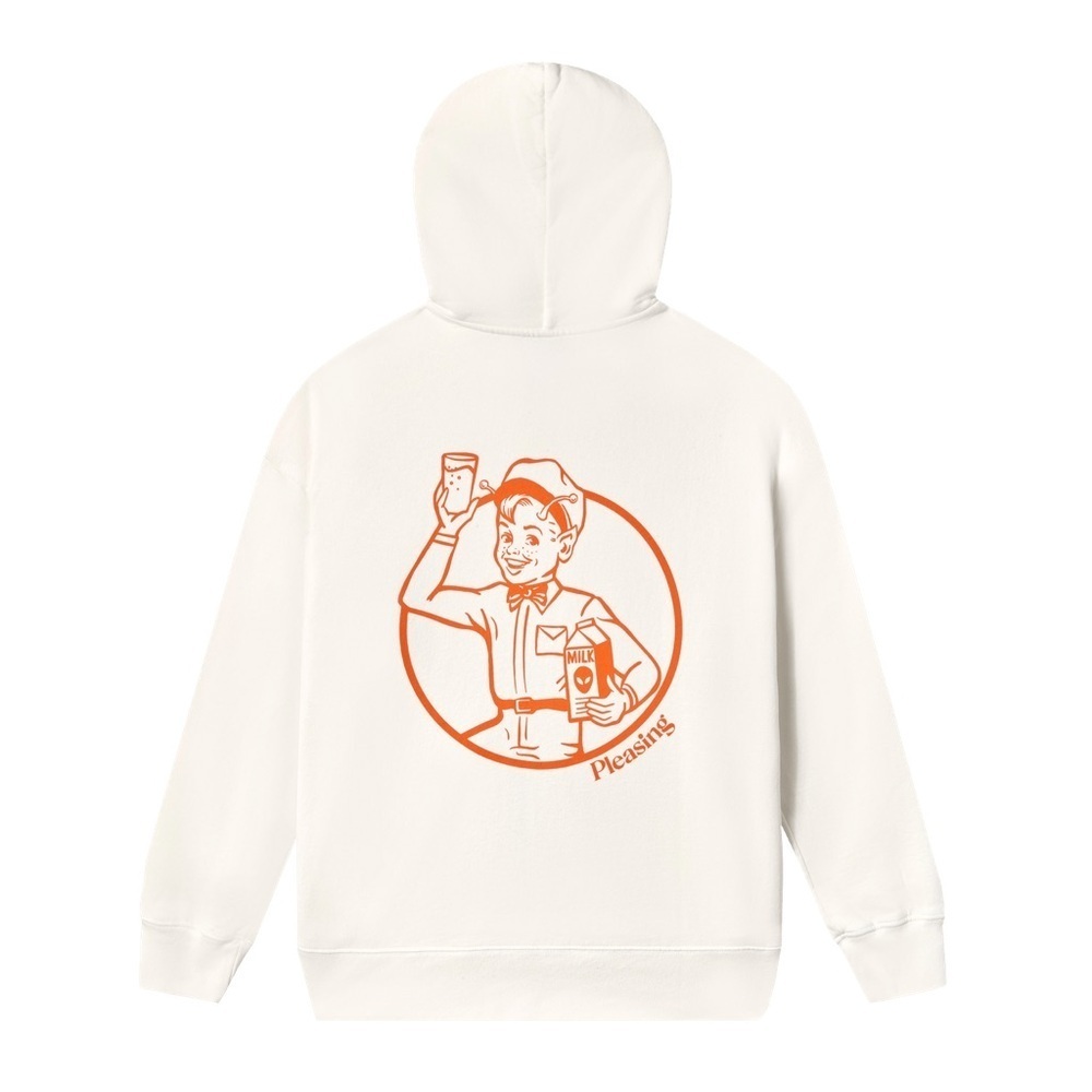 Pleasing Sweatshirt White The AstroMilk Man Zip Up Hoodie Size XXL Harry Styles - Picture 2 of 13